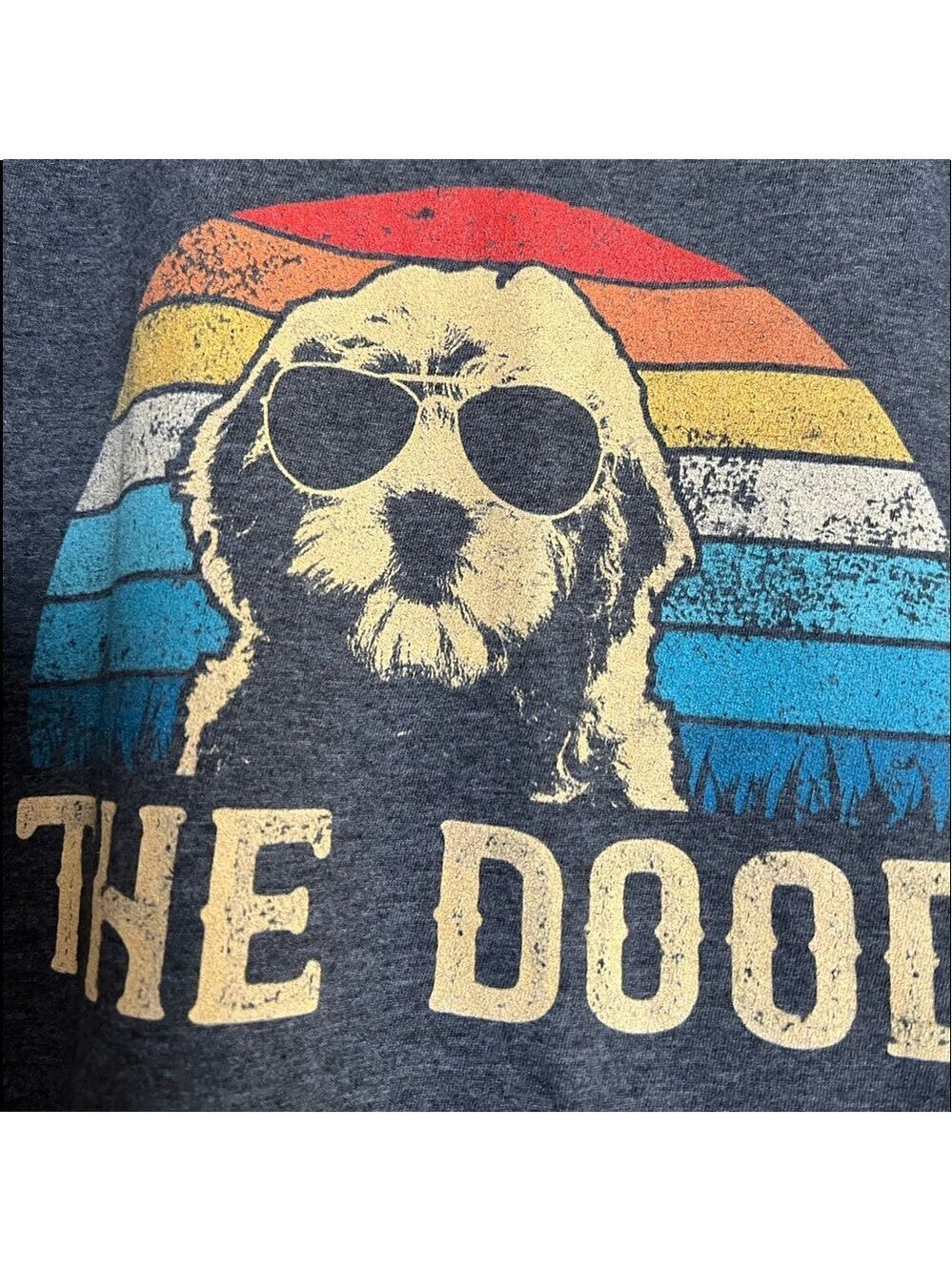 Graphic Dog Print Women's Top